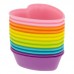Freshware Silicone Heart Reusable Cupcake and Muffin Baking Cup FRWR1063